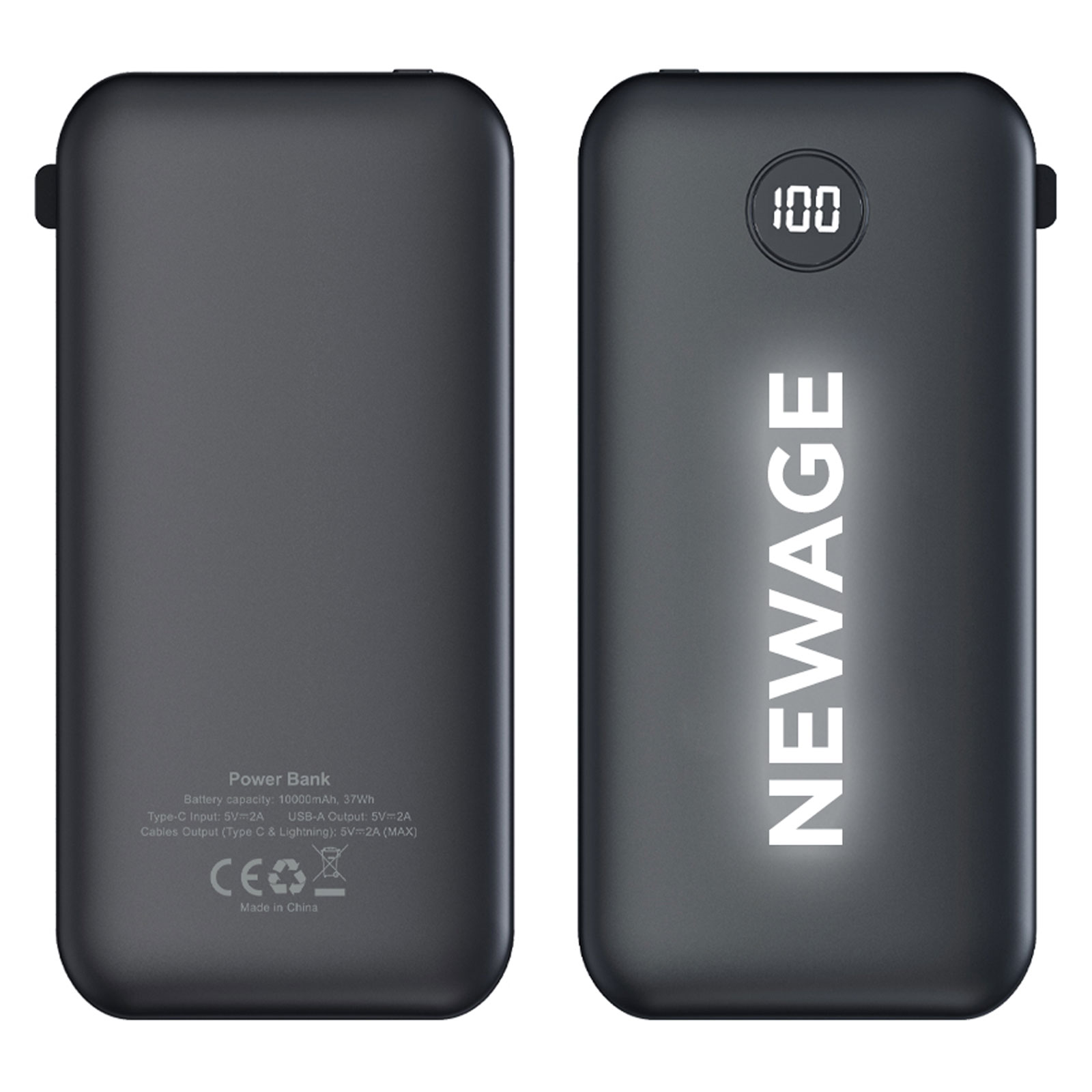 Ölüdeniz 10.000 mAh Siyah Powerbank - Siyah Ölüdeniz 10.000 mAh Siyah Powerbank - Siyah logolu promosyon