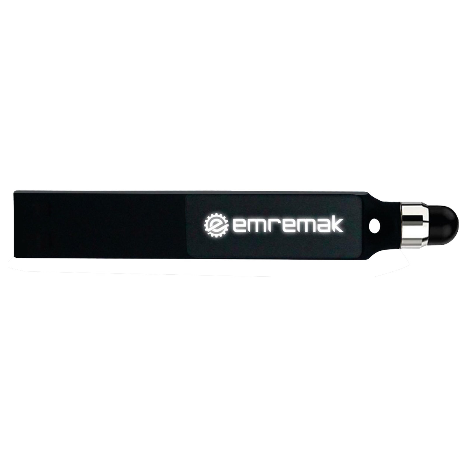 Ladin Siyah Ledli USB Bellek (32 gb) - Siyah logolu promosyon