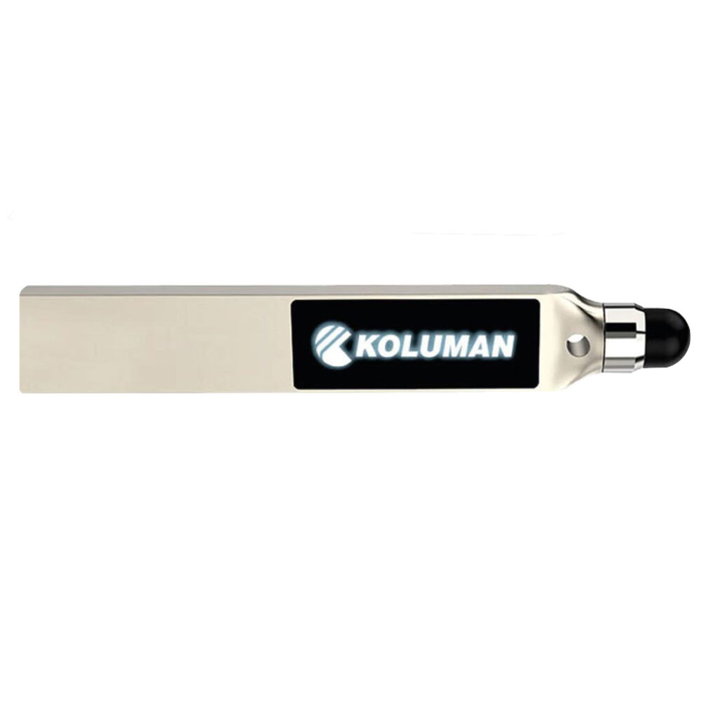 Ladin Gümüş Ledli USB Bellek (32 gb) - Gümüş logolu promosyon