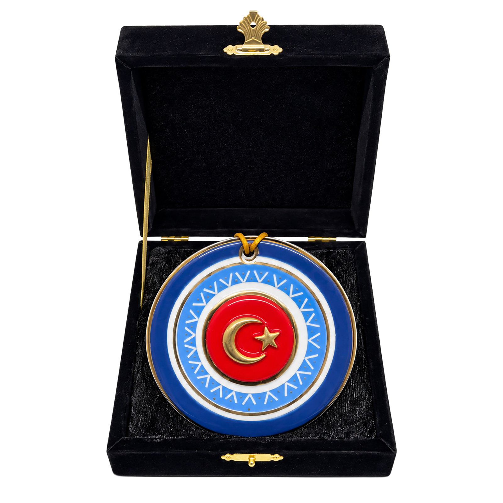 Tuğra Lacivert Ayyıldız Dekoratif Duvar Askısı - Lacivert Tuğra Lacivert Ayyıldız Dekoratif Duvar Askısı - Lacivert logolu promosyon