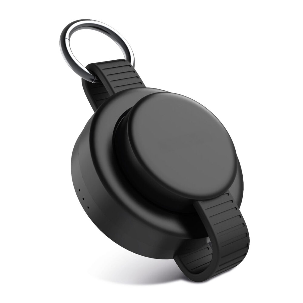 Kervan Siyah 3 Lü Wireless Şarj Standı - Siyah logolu promosyon