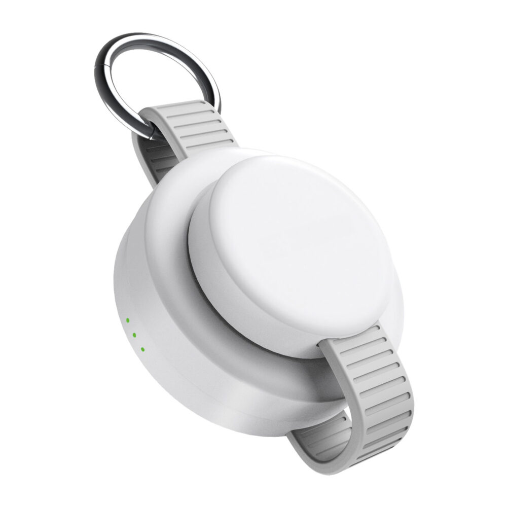 Kervan Beyaz 3 Lü Wireless Şarj Standı - Beyaz logolu promosyon