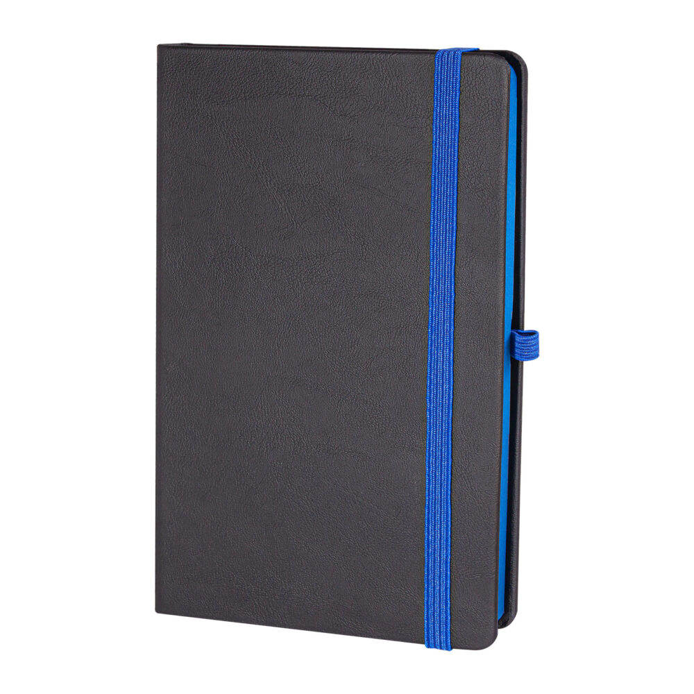 Tunalı Lacivert Tarihsiz Defter (13x21 cm) - Lacivert logolu promosyon
