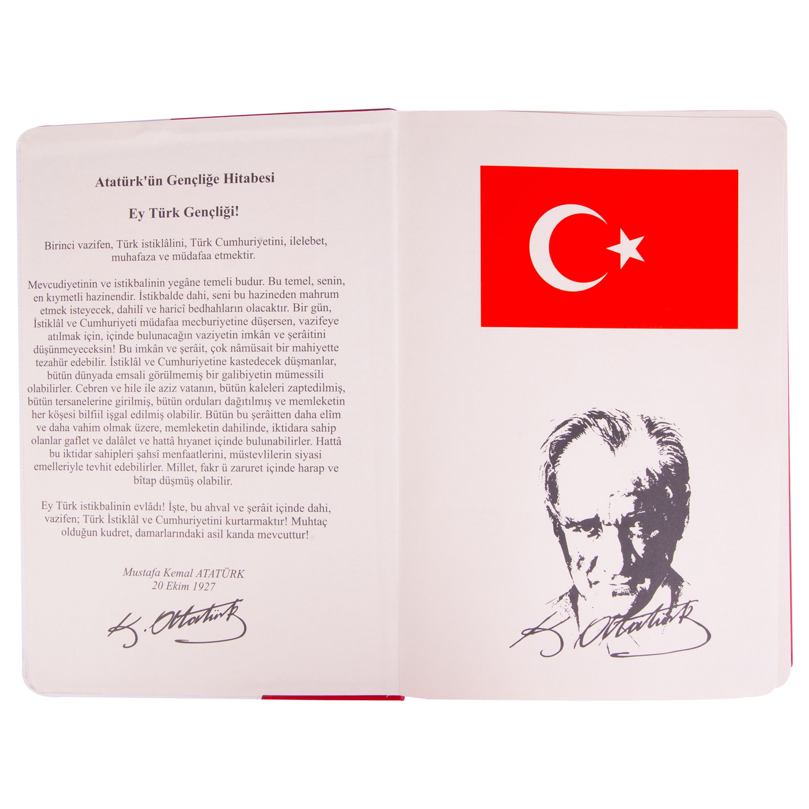 Atatürk Tarihsiz Defter (17x24 cm) - görsel 2