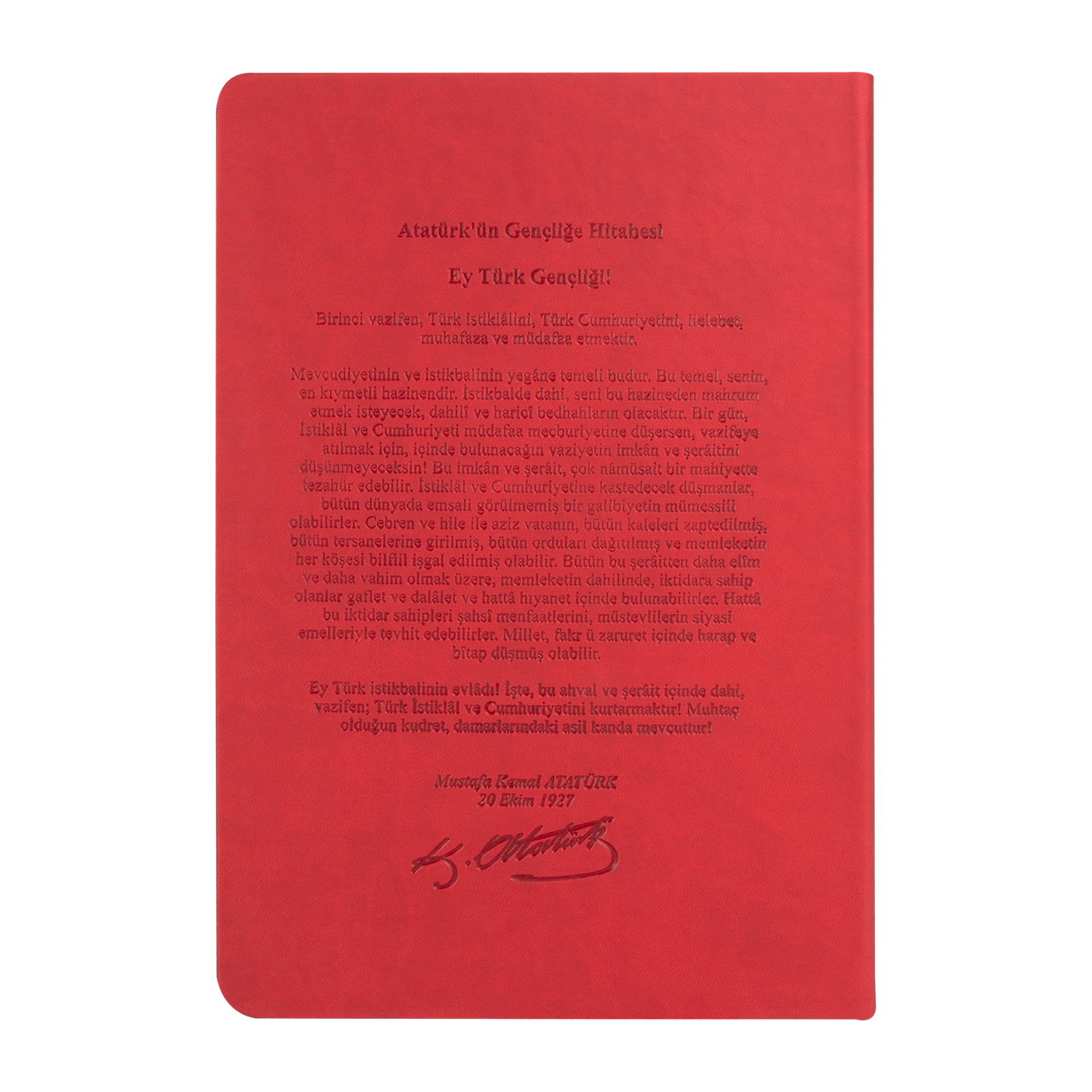 Atatürk Tarihsiz Defter (17x24 cm) - görsel 3