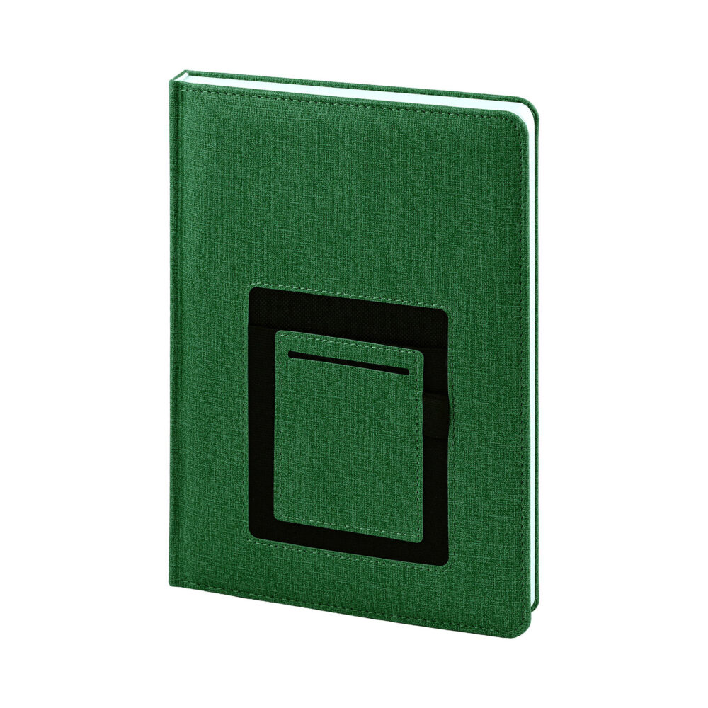 Meşrutiyet Yeşil Tarihsiz Defter (15x21 cm) - Yeşil logolu promosyon