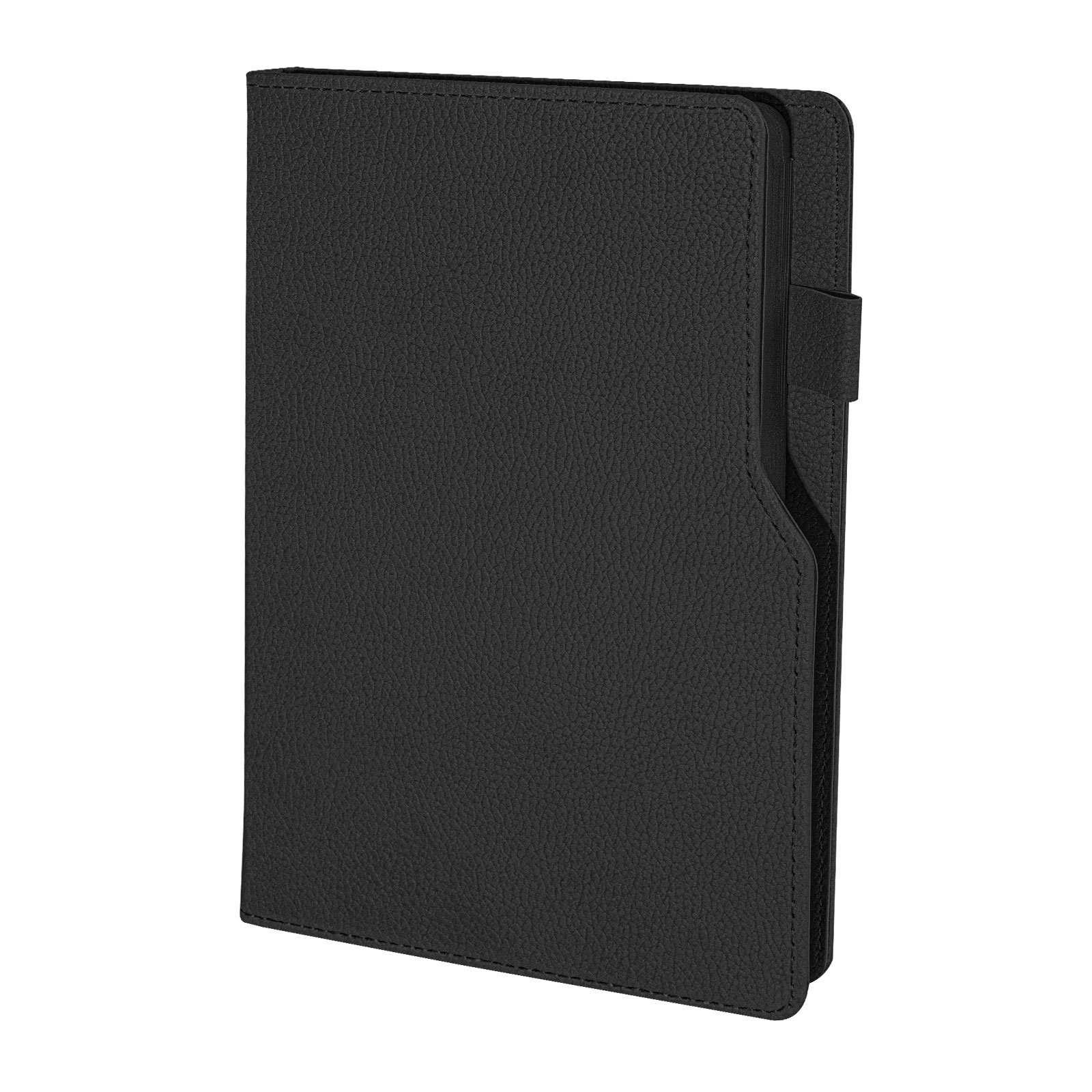 Bahçelievler Siyah Tarihsiz Defter (14,5x21 cm) - Siyah Bahçelievler Siyah Tarihsiz Defter (14,5x21 cm) - Siyah logolu promosyon