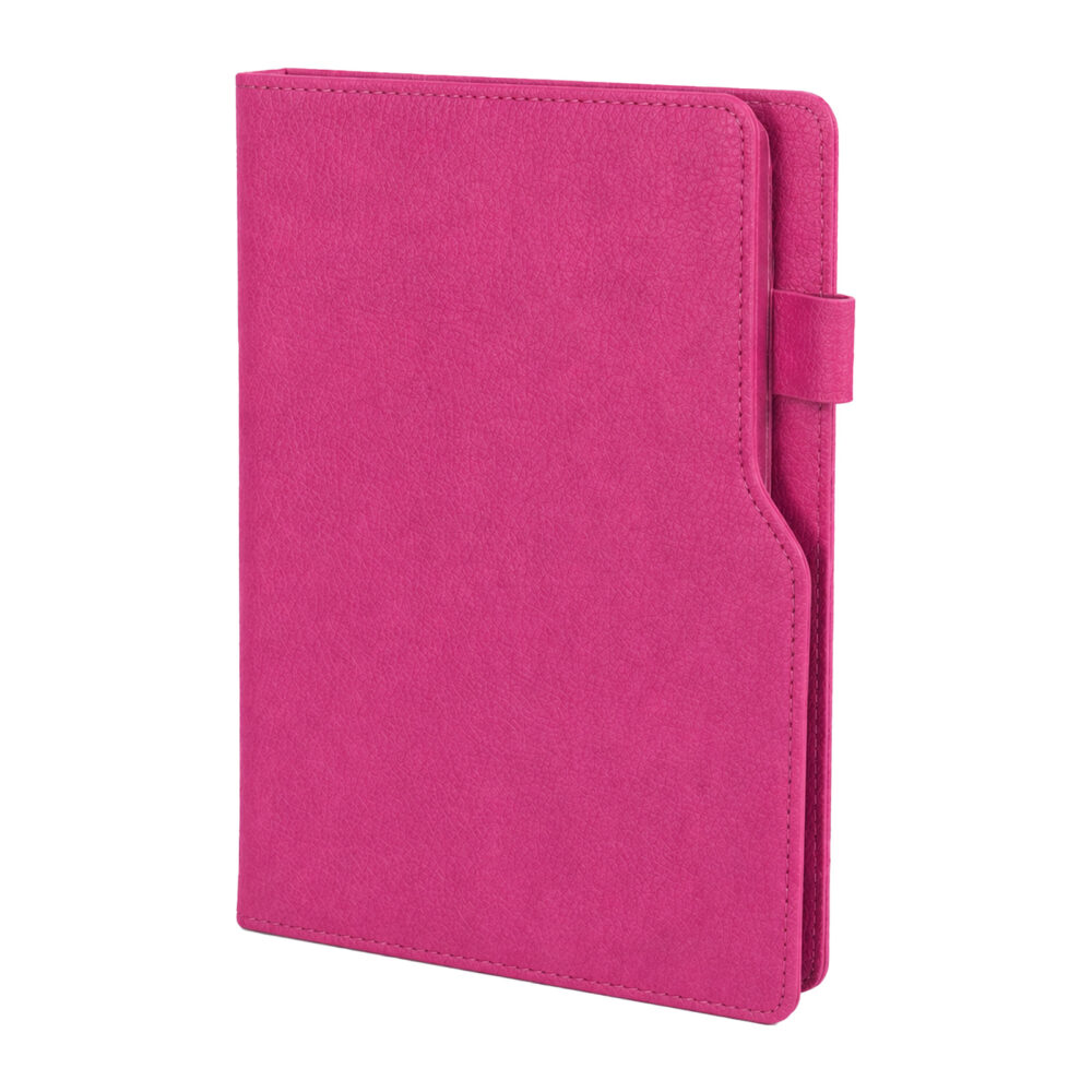 Bahçelievler Pembe Tarihsiz Defter (14,5x21 cm) - Pembe logolu promosyon