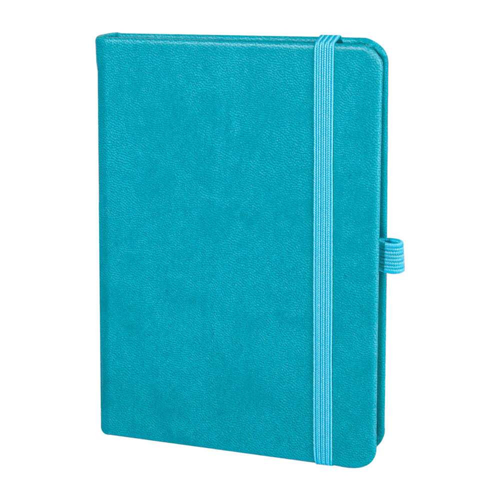 İncek Turkuaz Tarihsiz Defter (9x14 cm) - Turkuaz logolu promosyon