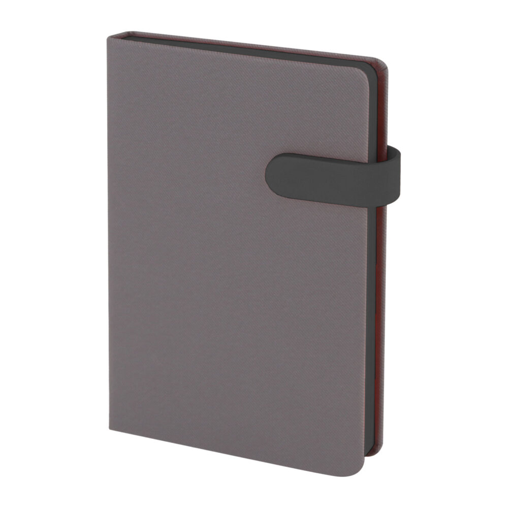 Oran Siyah Tarihsiz Defter (13x21 cm) - Siyah logolu promosyon