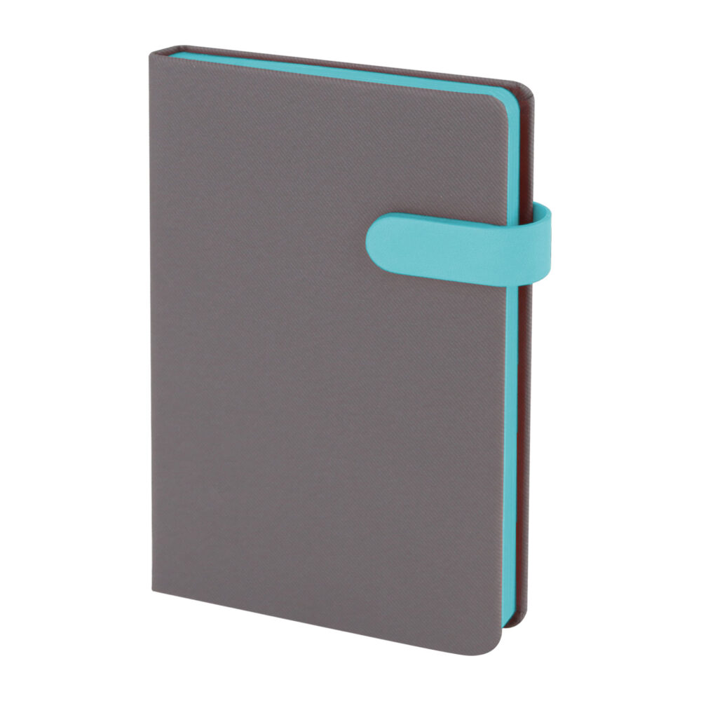 Oran Turkuaz Tarihsiz Defter (13x21 cm) - Turkuaz logolu promosyon