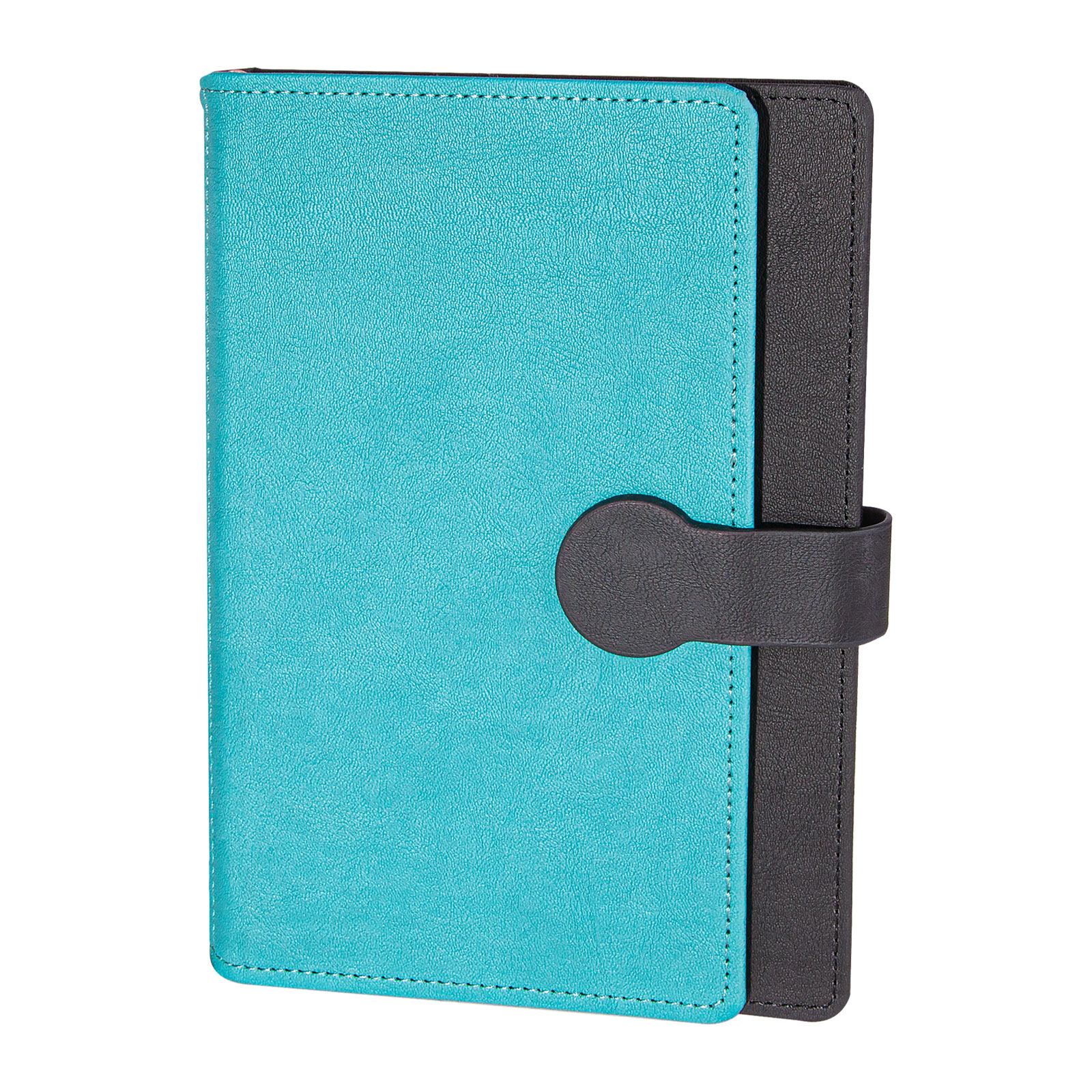 Saray Turkuaz Tarihsiz Defter (15x21 cm) - Turkuaz logolu promosyon