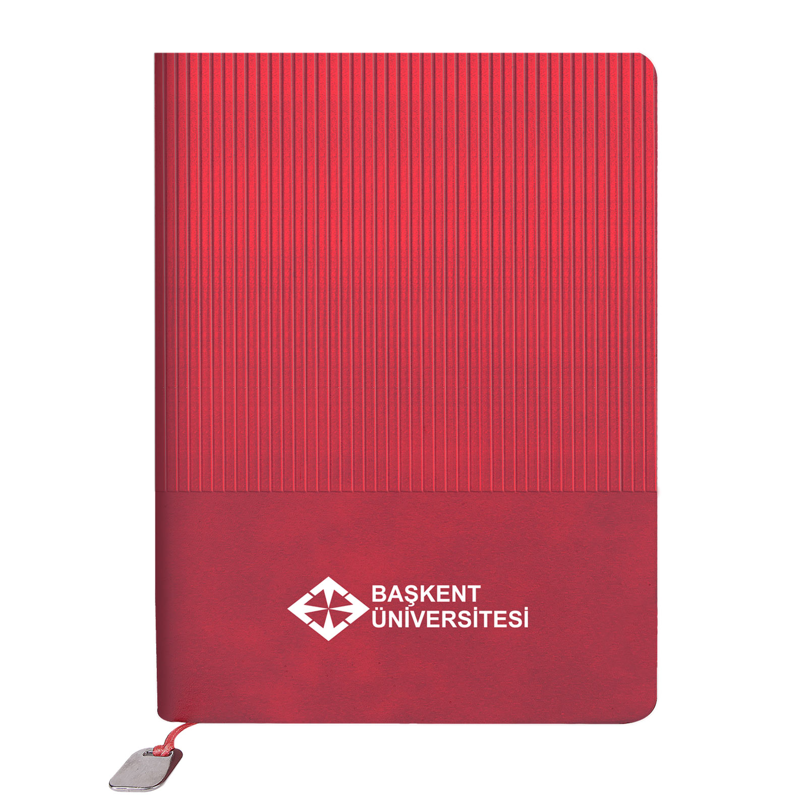 Dikmen Kırmızı Tarihsiz Defter (15x21 cm) - Kırmızı Dikmen Kırmızı Tarihsiz Defter (15x21 cm) - Kırmızı logolu promosyon