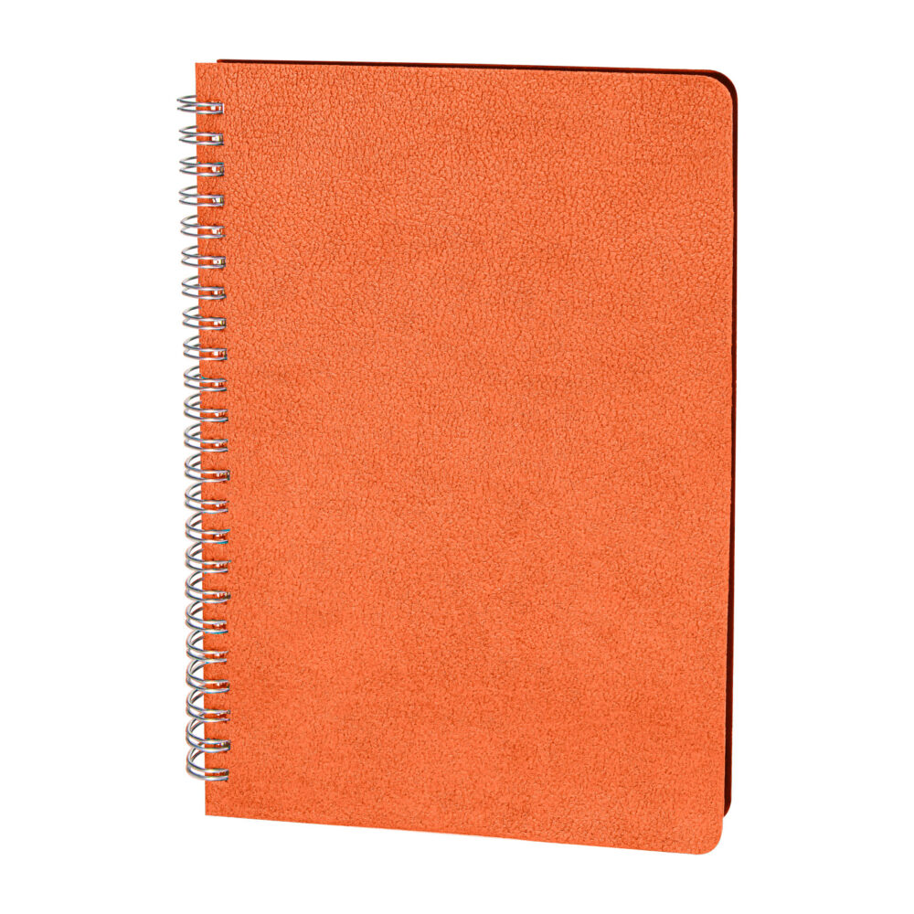 Akyurt Turuncu Spiralli Tarihsiz Defter (13x21 cm) - Turuncu logolu promosyon