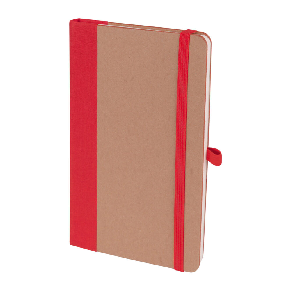 Siteler Kırmızı Tarihsiz Defter (13x21 cm) - Kırmızı logolu promosyon