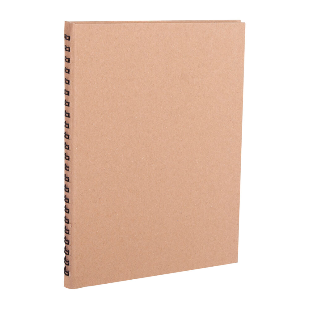 Basınevleri Kraft Spiralli Tarihsiz Defter (15x21 cm) logolu promosyon