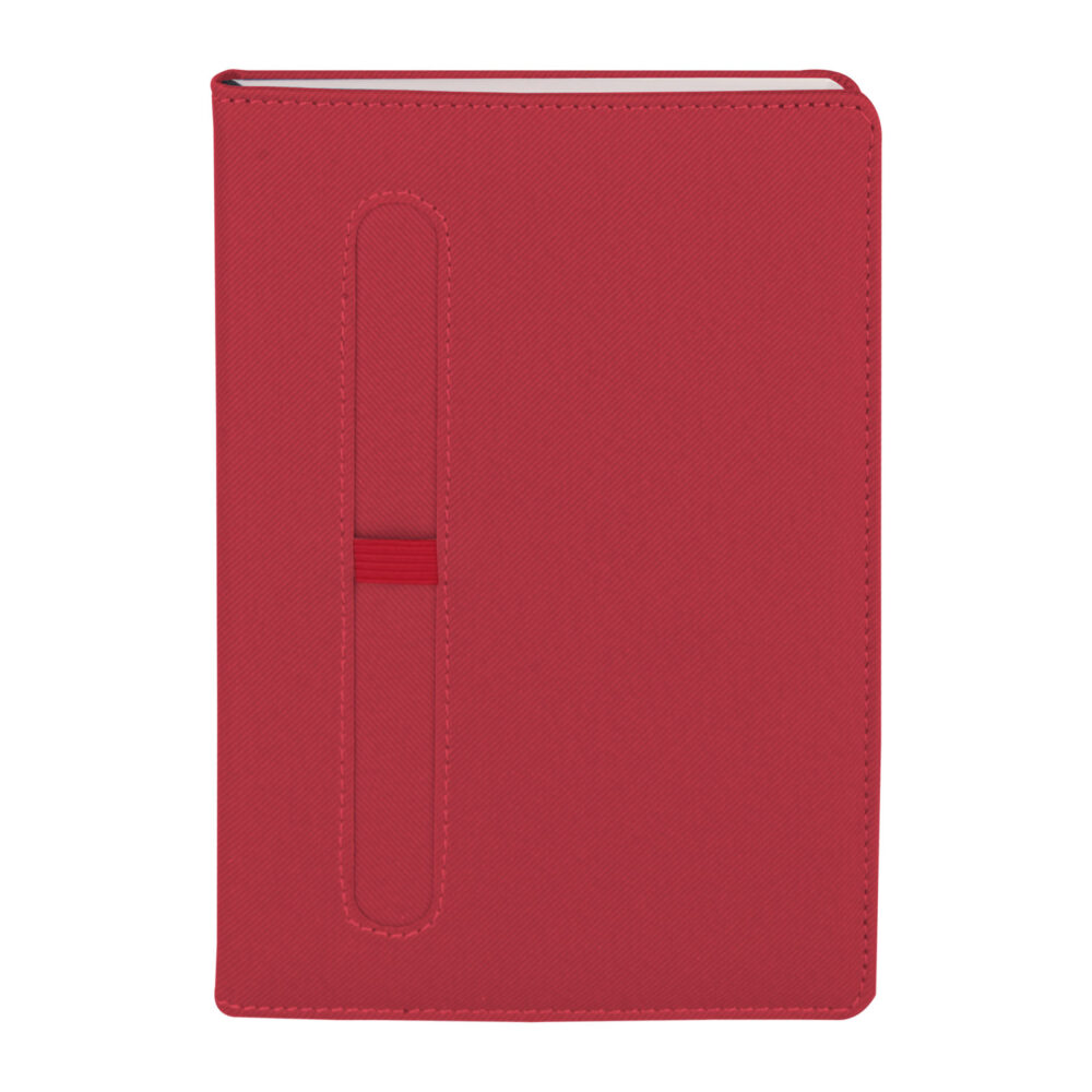 Kurtuluş Kırmızı Tarihsiz Defter (15x21 cm) - Kırmızı logolu promosyon