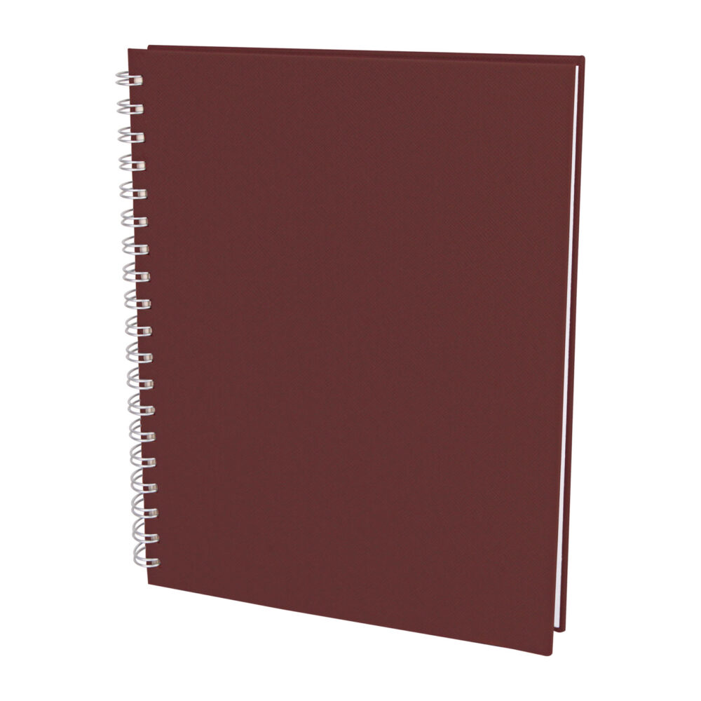 Seğmenler Taba Kareli Spiralli Tarihsiz Defter (19x25 cm) - Taba logolu promosyon