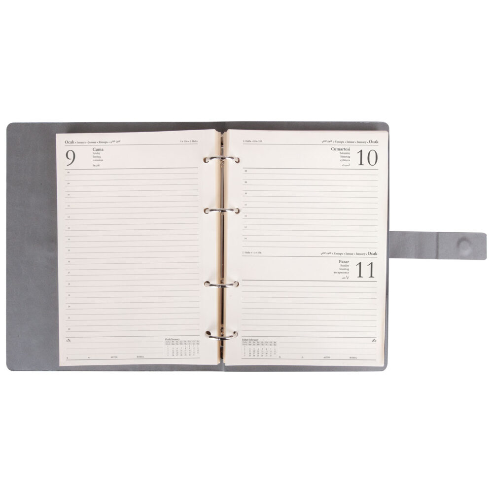 Birlik Lacivert Organizer Ajanda (17,5x22,5cm) - Lacivert - görsel 2