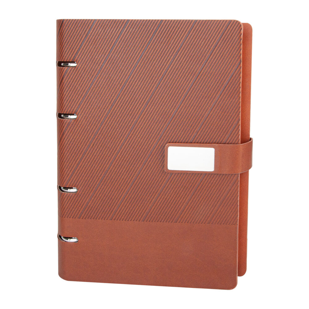 Birlik Kahverengi Organizer Ajanda (17,5x22,5cm) - Kahverengi logolu promosyon