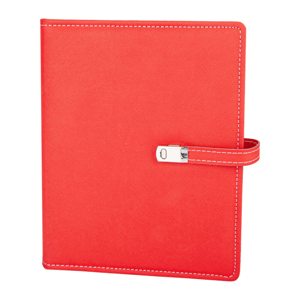 Aydınlıkevler Kırmızı Organizer Defter (18x21,5 cm) - Kırmızı logolu promosyon