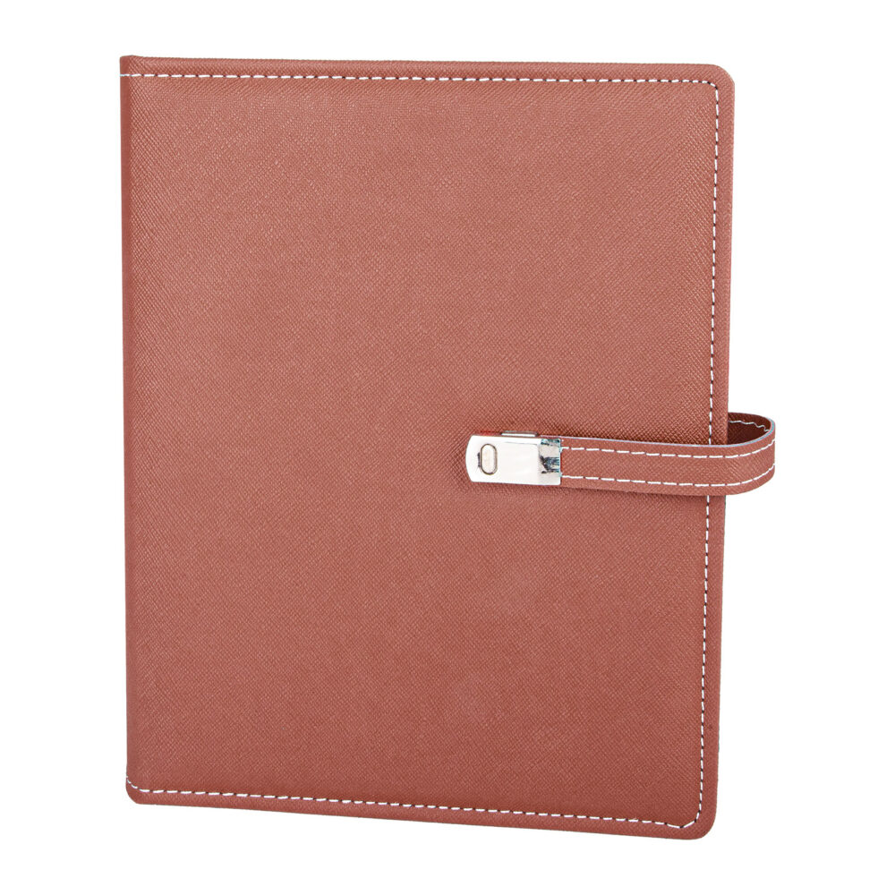 Aydınlıkevler Kahverengi Organizer Defter (18x21,5 cm) - Kahverengi logolu promosyon