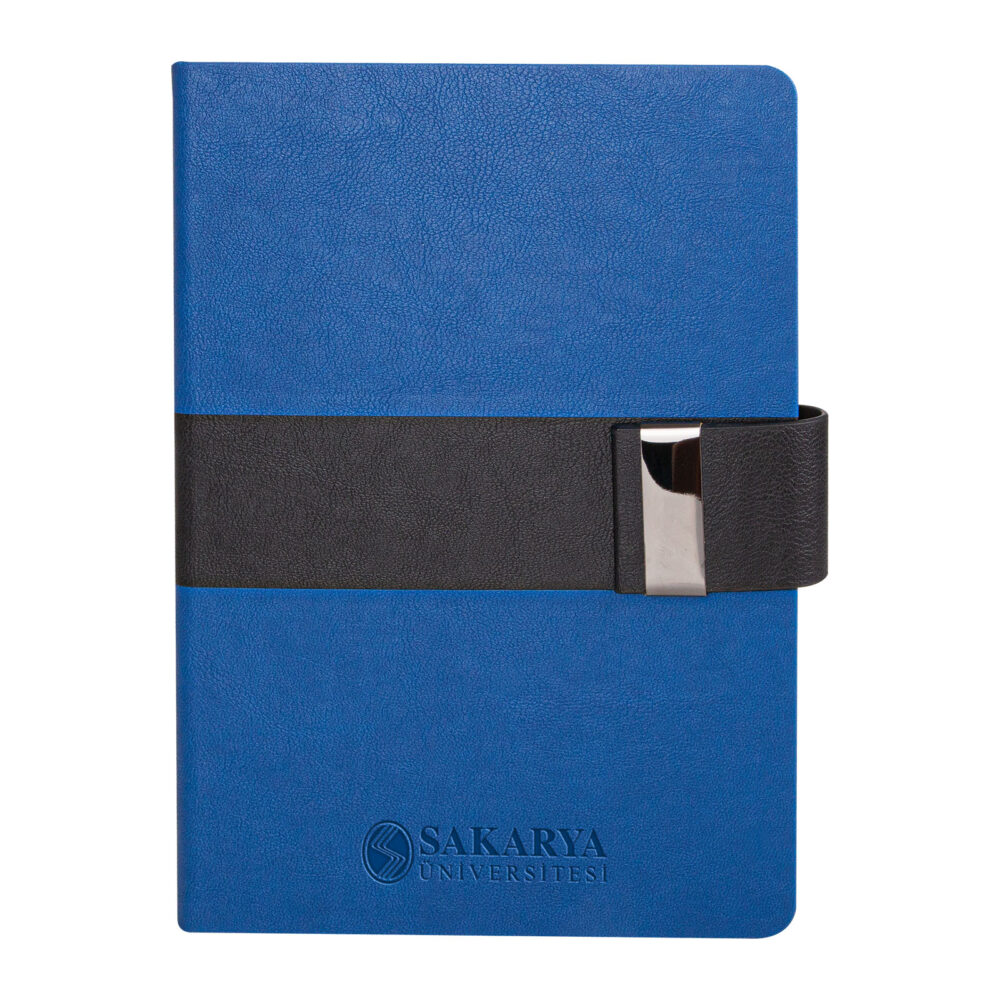 Armada Lacivert Tarihsiz Defter (15x21 cm) - Lacivert logolu promosyon