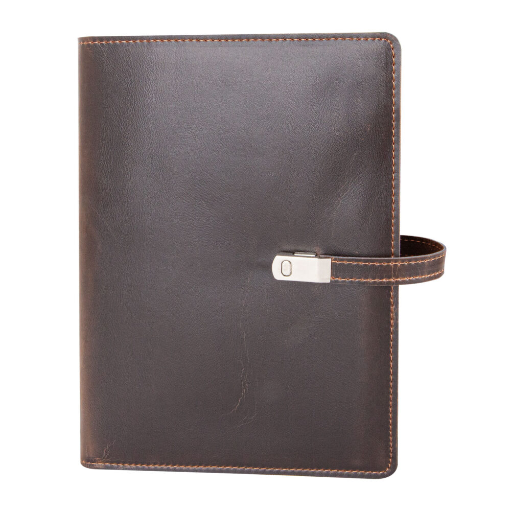 Ahlatlıbel Kahverengi Organizer Kılıf (16x23 cm) - Kahverengi logolu promosyon