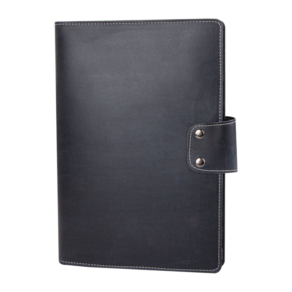 Gülveren Siyah Organizer Kılıf (24x31,5 cm) - Siyah logolu promosyon