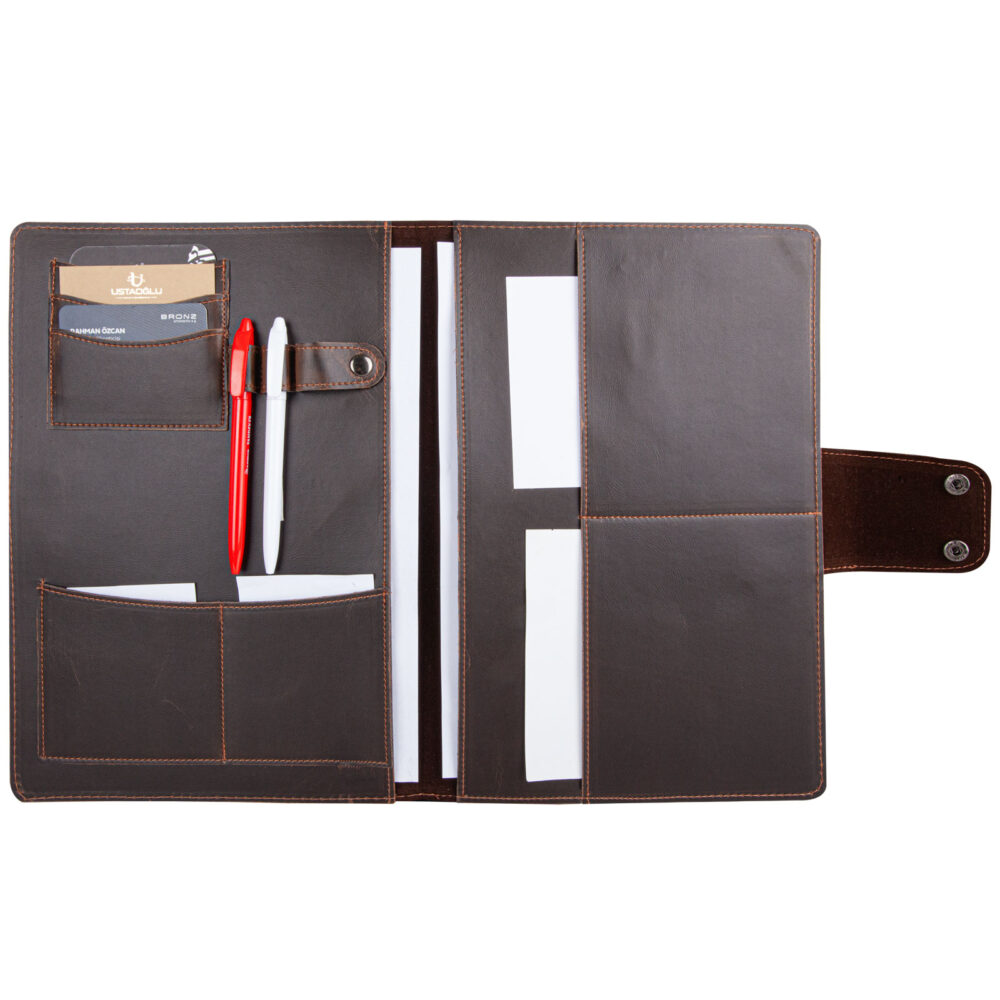 Gülveren Kahverengi Organizer Kılıf (24x31,5 cm) - Kahverengi - görsel 2