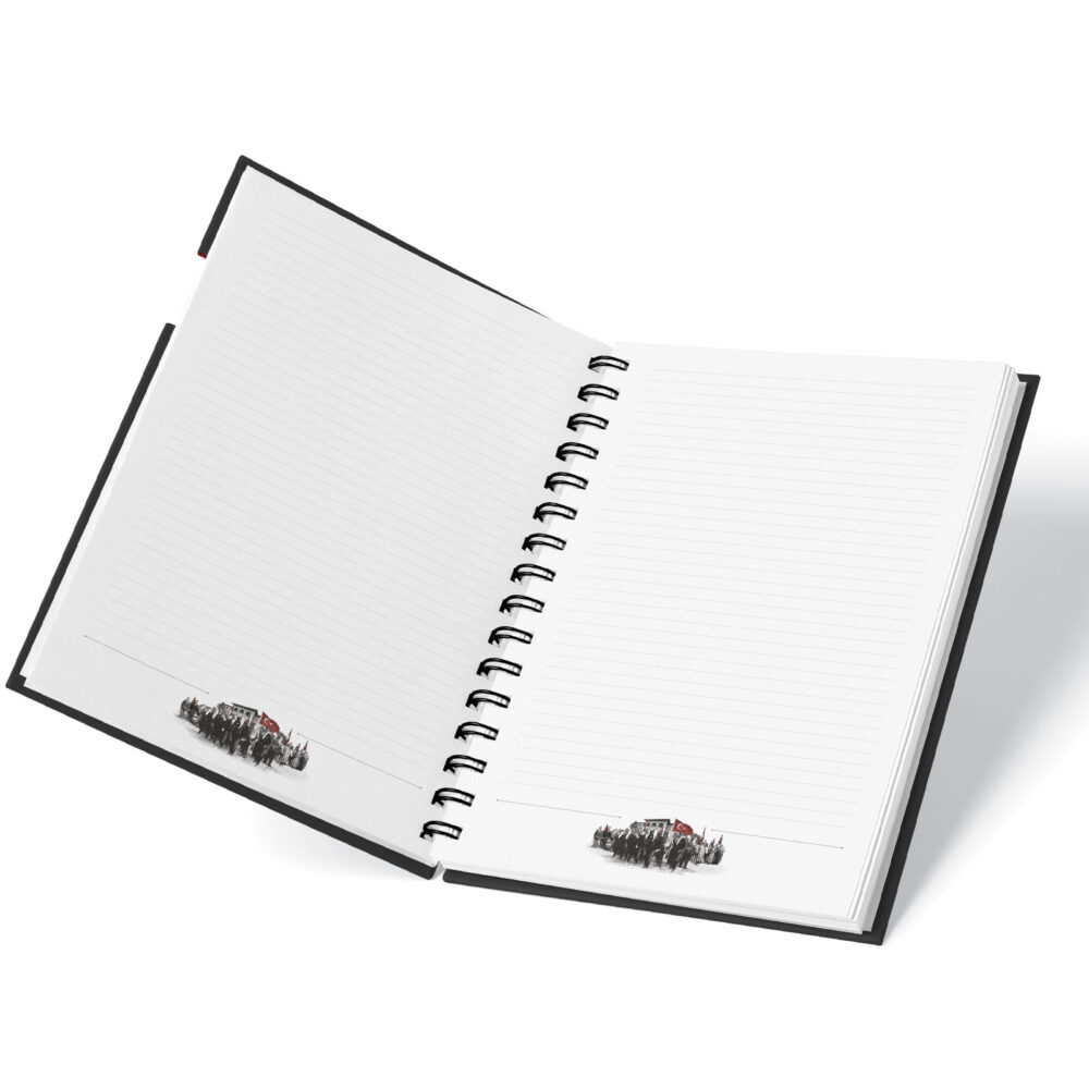 Parla Kuşe Mukavva Sıvama Spiralli Defter (15x21cm) - görsel 2