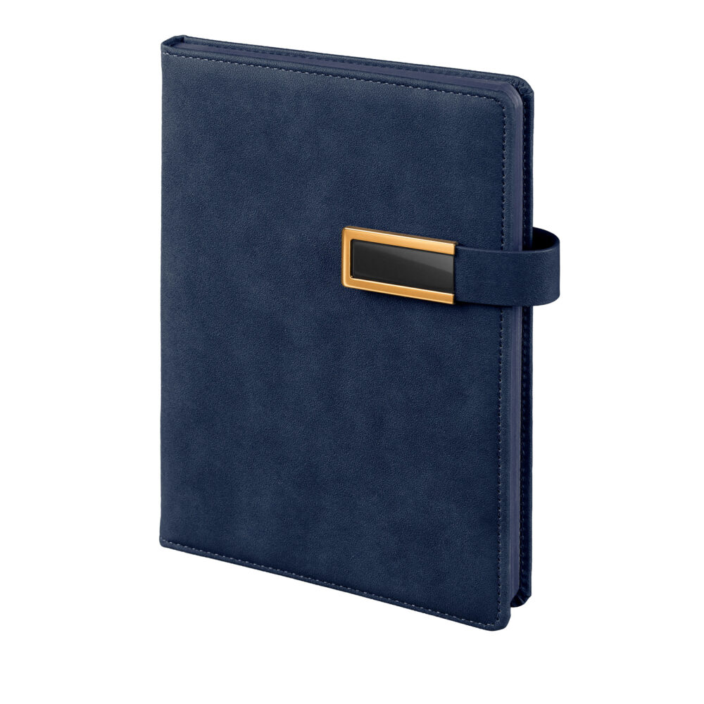 Anafartalar Lacivert Tarihsiz Defter (15x21 cm) - Lacivert logolu promosyon