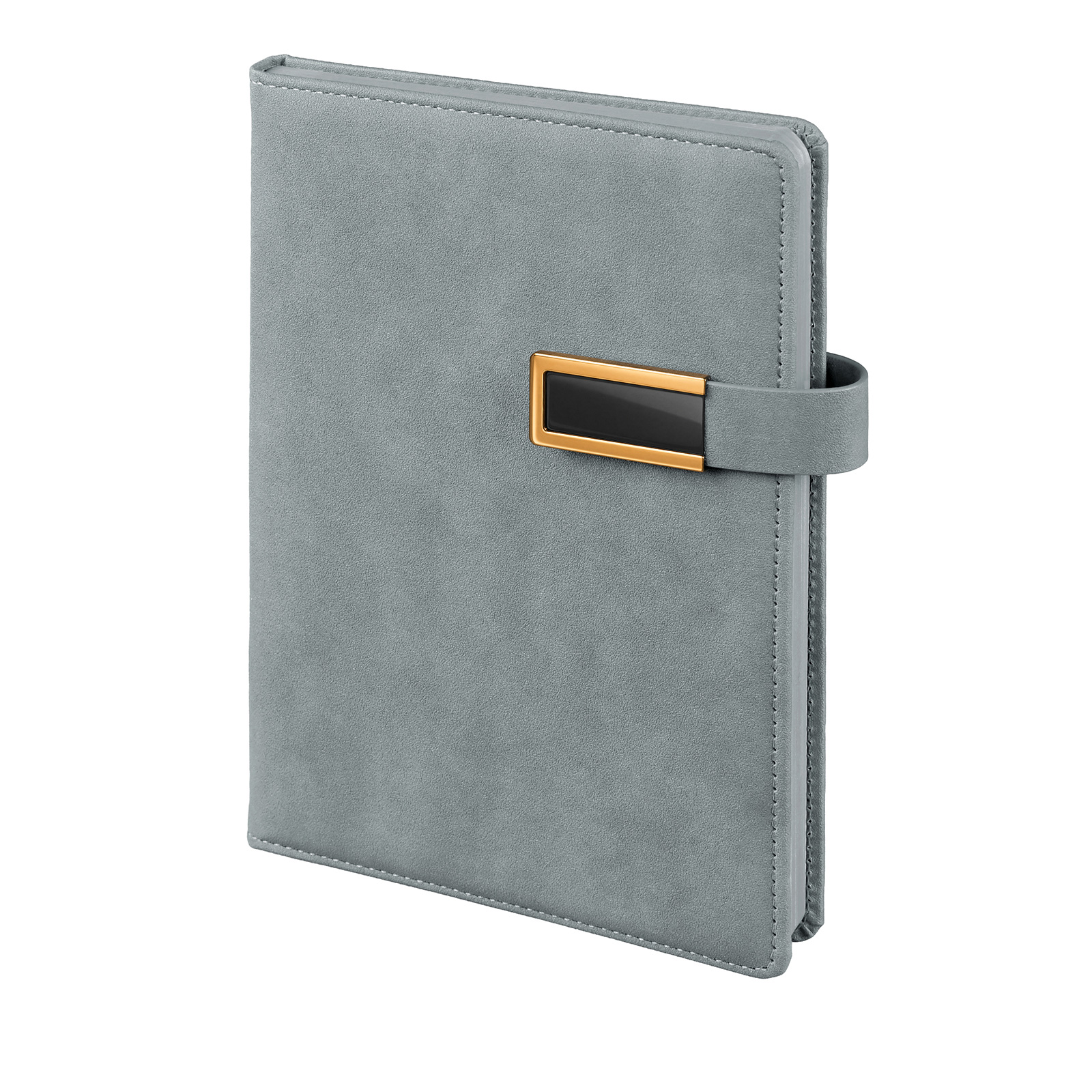 Anafartalar Gri Tarihsiz Defter (15x21 cm) - Gri logolu promosyon