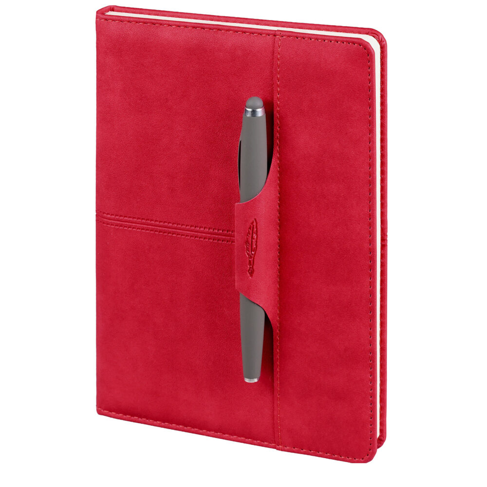 Atakule Kırmızı Tarihsiz Defter (15x21 cm) - Kırmızı logolu promosyon