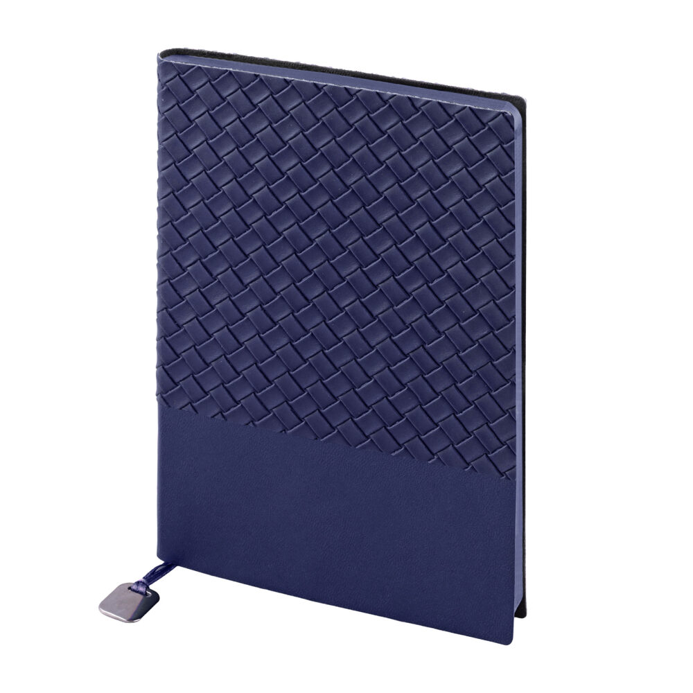 Akay Lacivert Tarihsiz Defter (15x21 cm) - Lacivert logolu promosyon