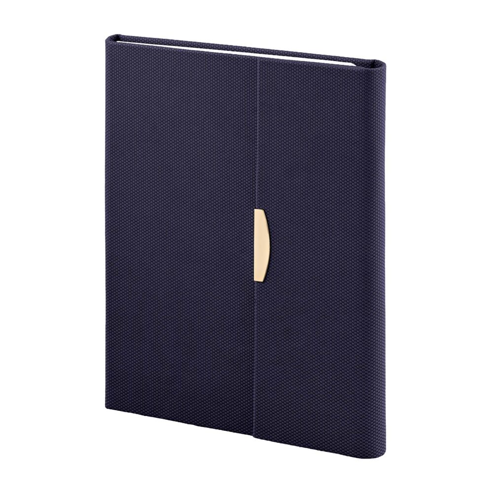 Bağlıca Lacivert Tarihsiz Defter (15x21 cm) - Lacivert logolu promosyon