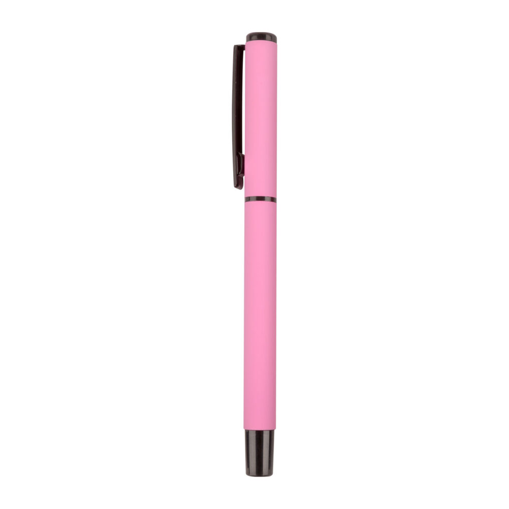 Kağızman Pembe Roller Kalem - Pembe logolu promosyon