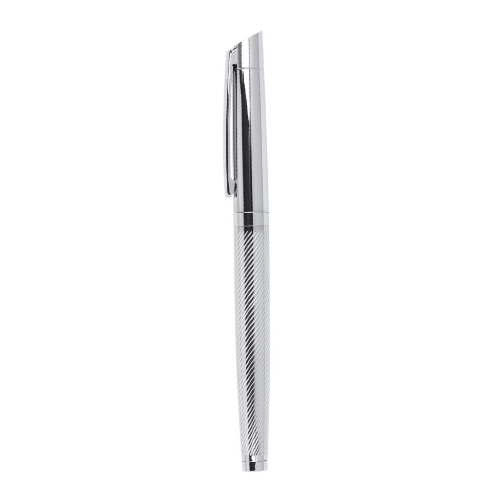 Düziçi Gümüş Metal Roller Kalem - Gümüş logolu promosyon