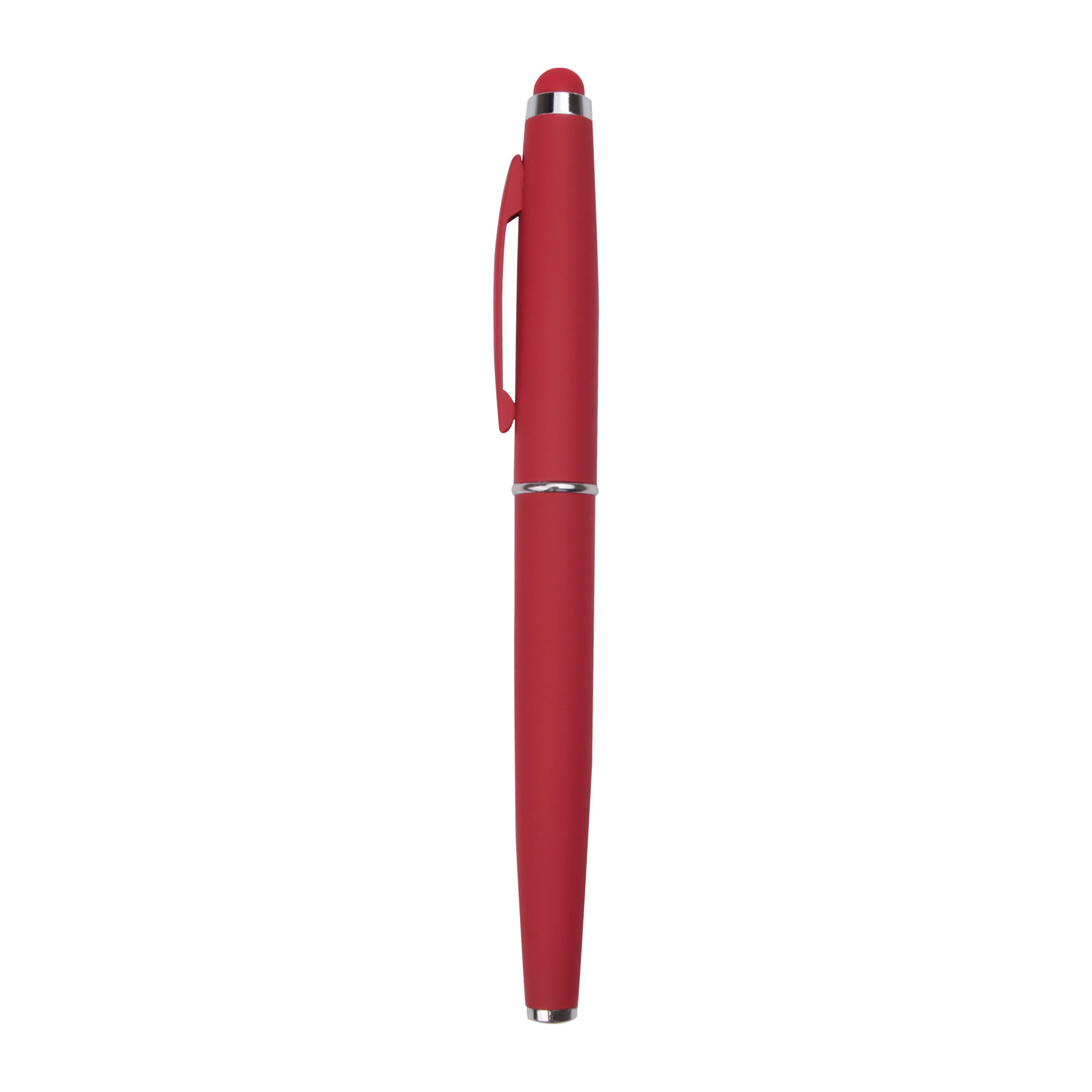Kula Kırmızı Metal Roller Kalem - Kırmızı logolu promosyon