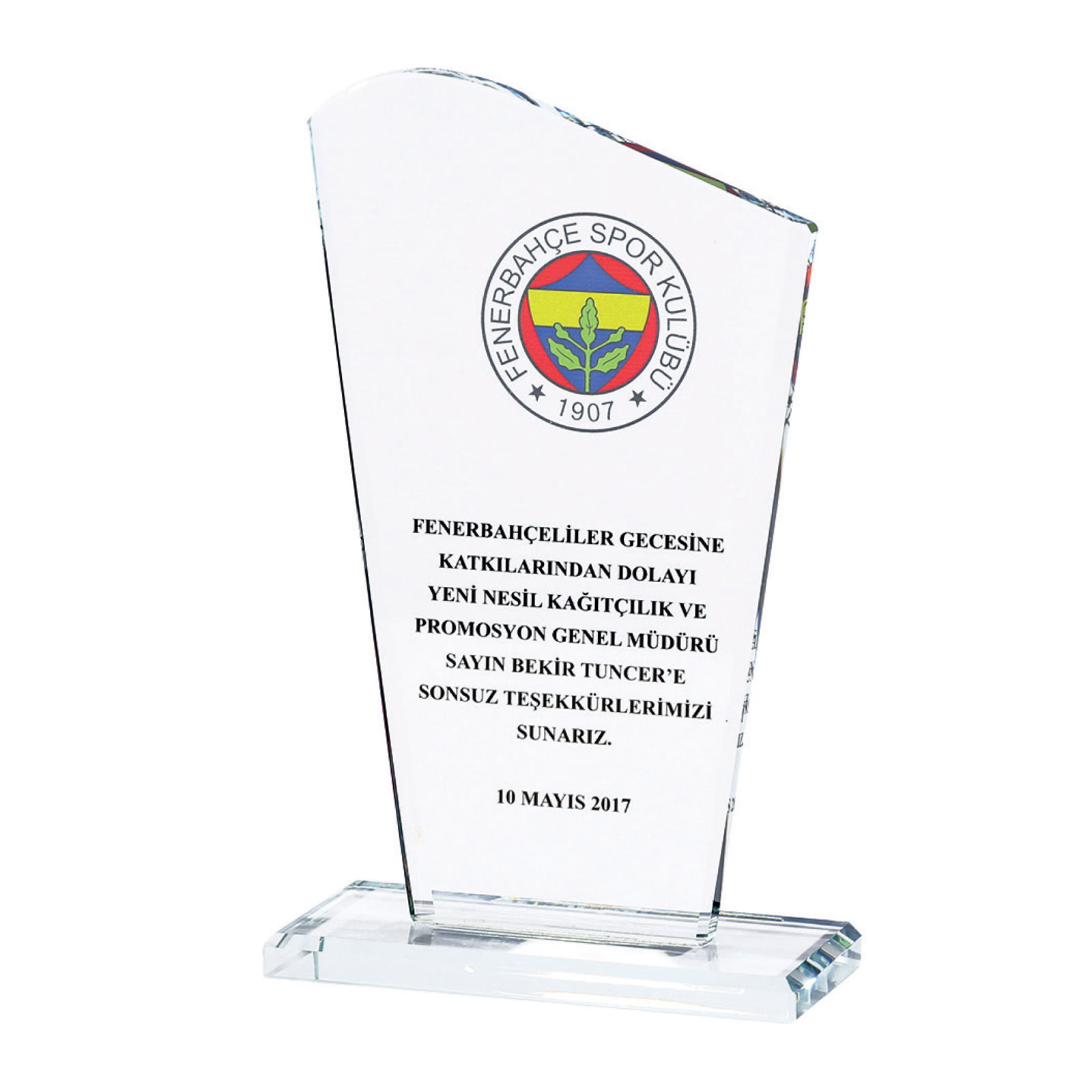 Önder Kristal Plaket Önder Kristal Plaket logolu promosyon