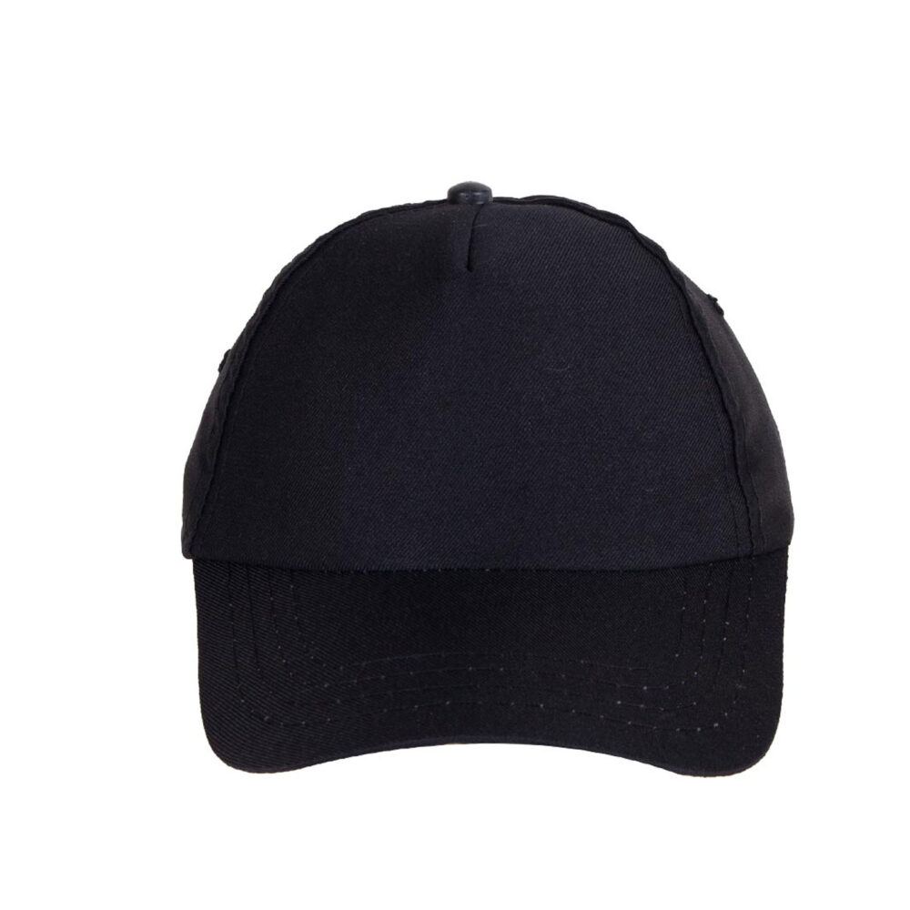 Papatya Siyah Polyester Şapka - Siyah - görsel 2