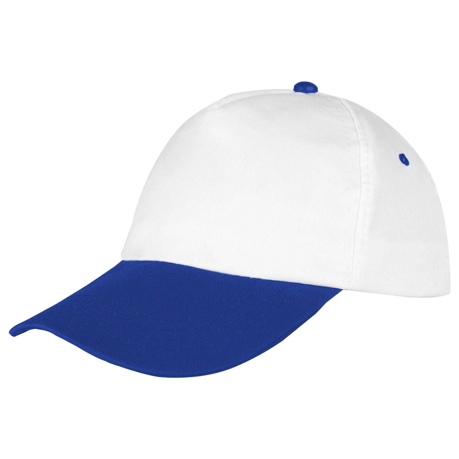 Papatya Beyaz-Saks Mavi Polyester Şapka - Beyaz - Saks Mavi Papatya Beyaz-Saks Mavi Polyester Şapka - Beyaz - Saks Mavi logolu promosyon