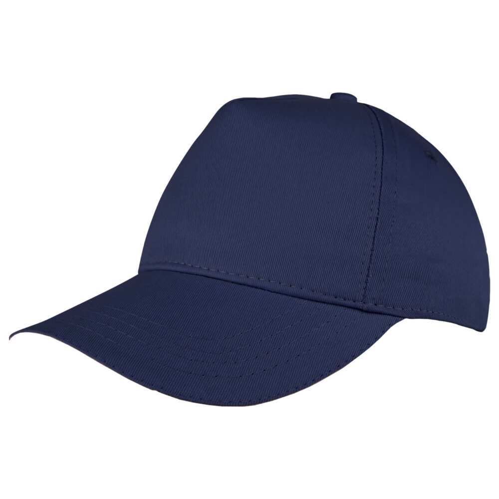 Kardelen Lacivert Cotton Kumaş Şapka - Lacivert logolu promosyon