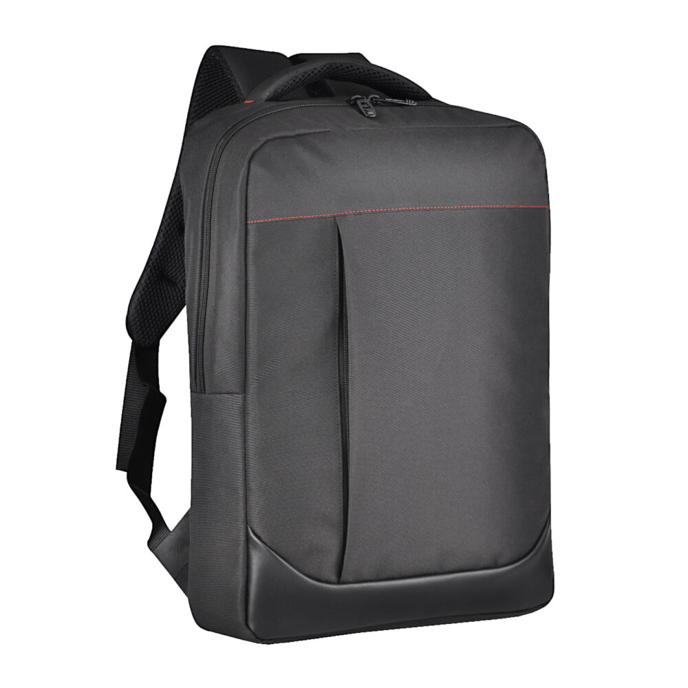 Bulanık Laptop Bölmeli Sırt Çantası - Siyah logolu promosyon