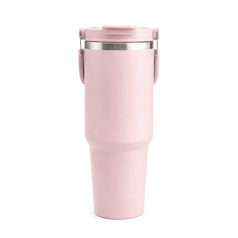 İnebolu Pembe 1200 ml Termos - Pembe logolu promosyon