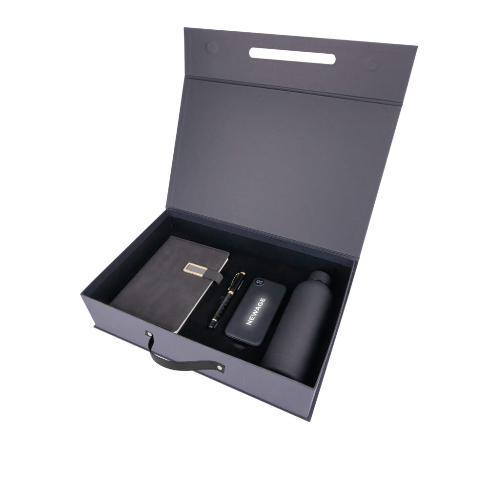 Karasu Siyah Hediyelik Set - Siyah logolu promosyon