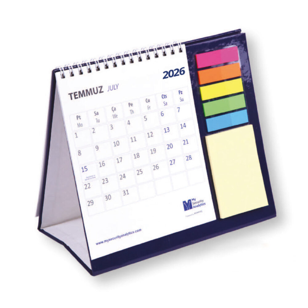 Pm-34 Postitli Masa Takvimi logolu promosyon